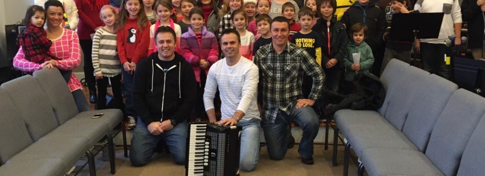 Sunday School Kids Caroling 2014